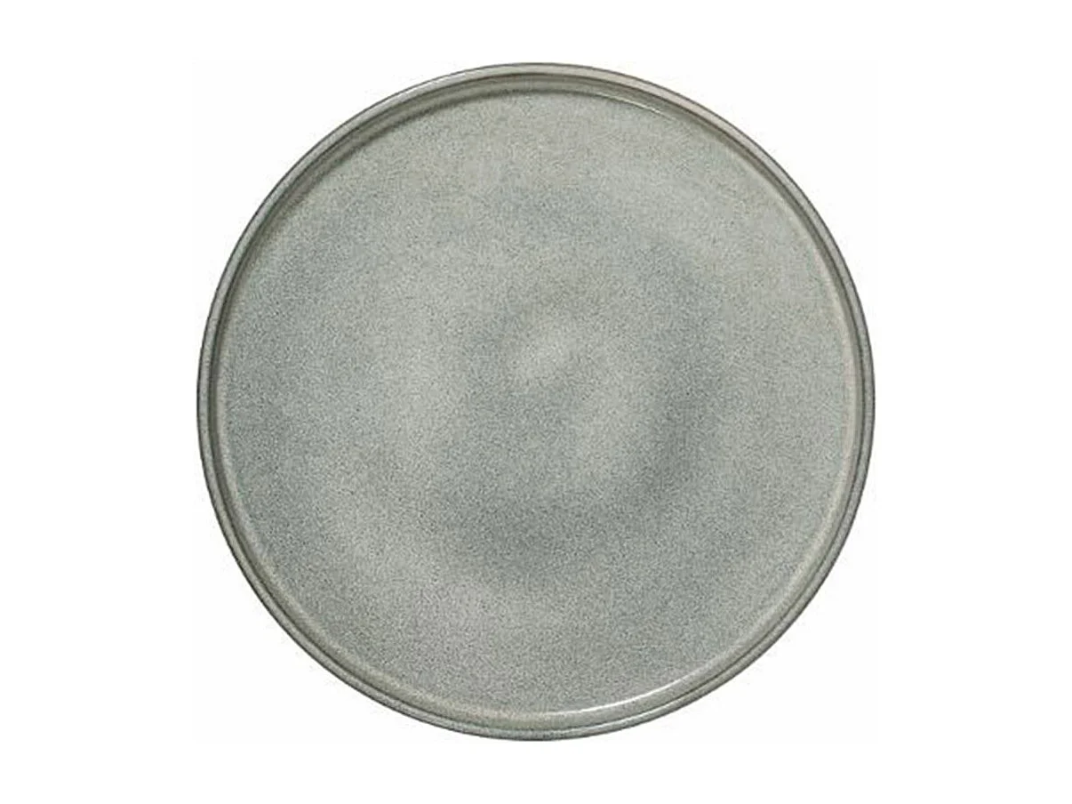 Lot de 6 Assiettes Plates "Terre Inconnue" 27cm Vert