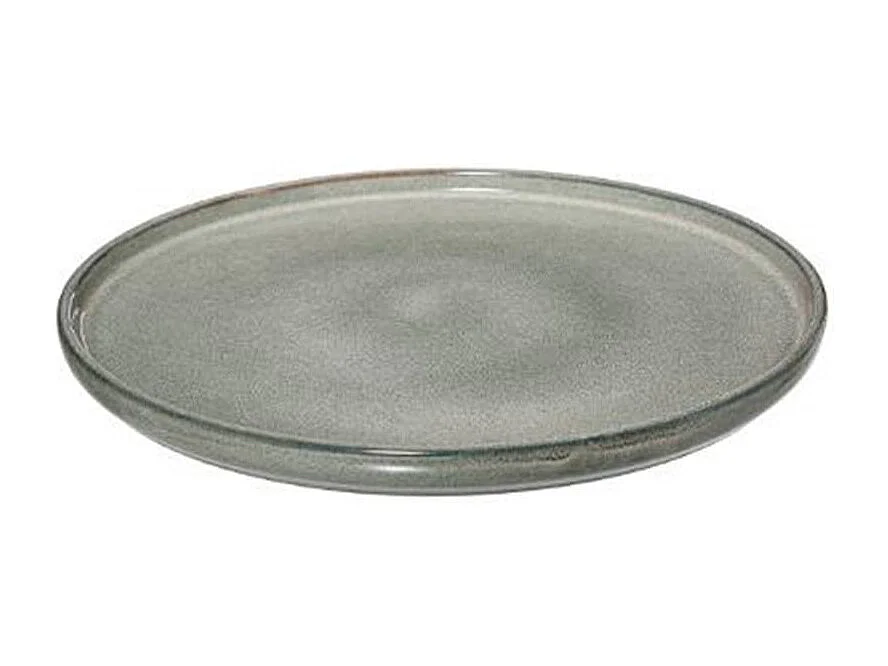 Lot de 6 Assiettes Plates "Terre Inconnue" 27cm Vert