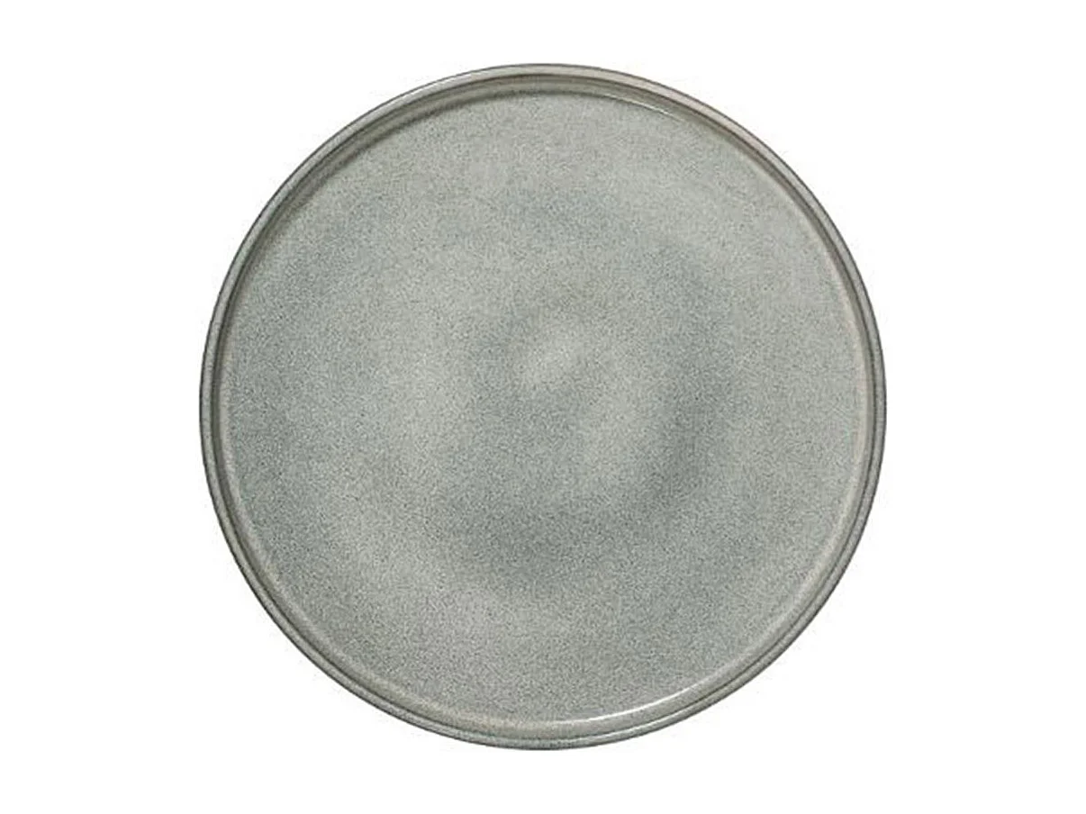 Lot de 6 Assiettes Plates "Terre Inconnue" 27cm Vert