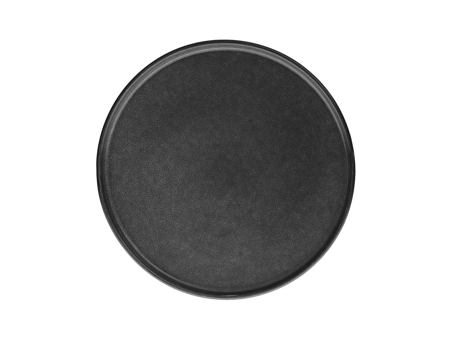 Lot de 6 Assiettes Plates "Terre Inconnue" 27cm Noir