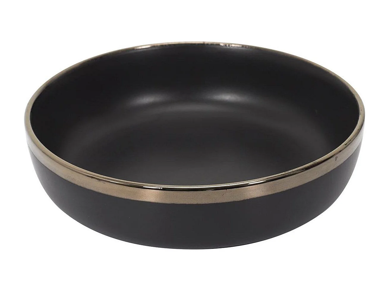 Lot de 6 Assiettes Creuses "Moscou" 17cm Noir