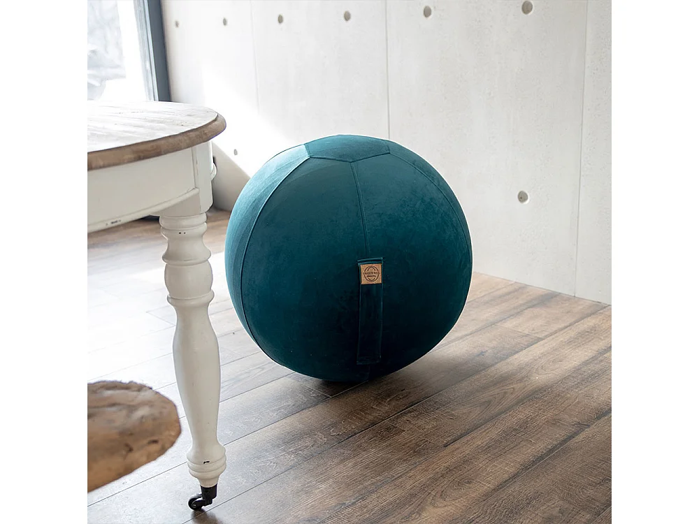 Jumbo Bag Balle de gym gonflable - bleu paon - 14500v-34