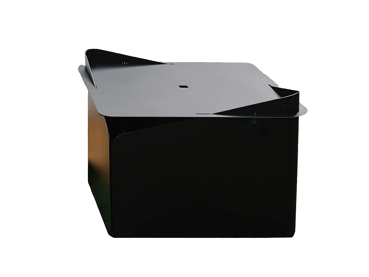 Krak Brasero 3en1 noir - levant + grille + plateau noir