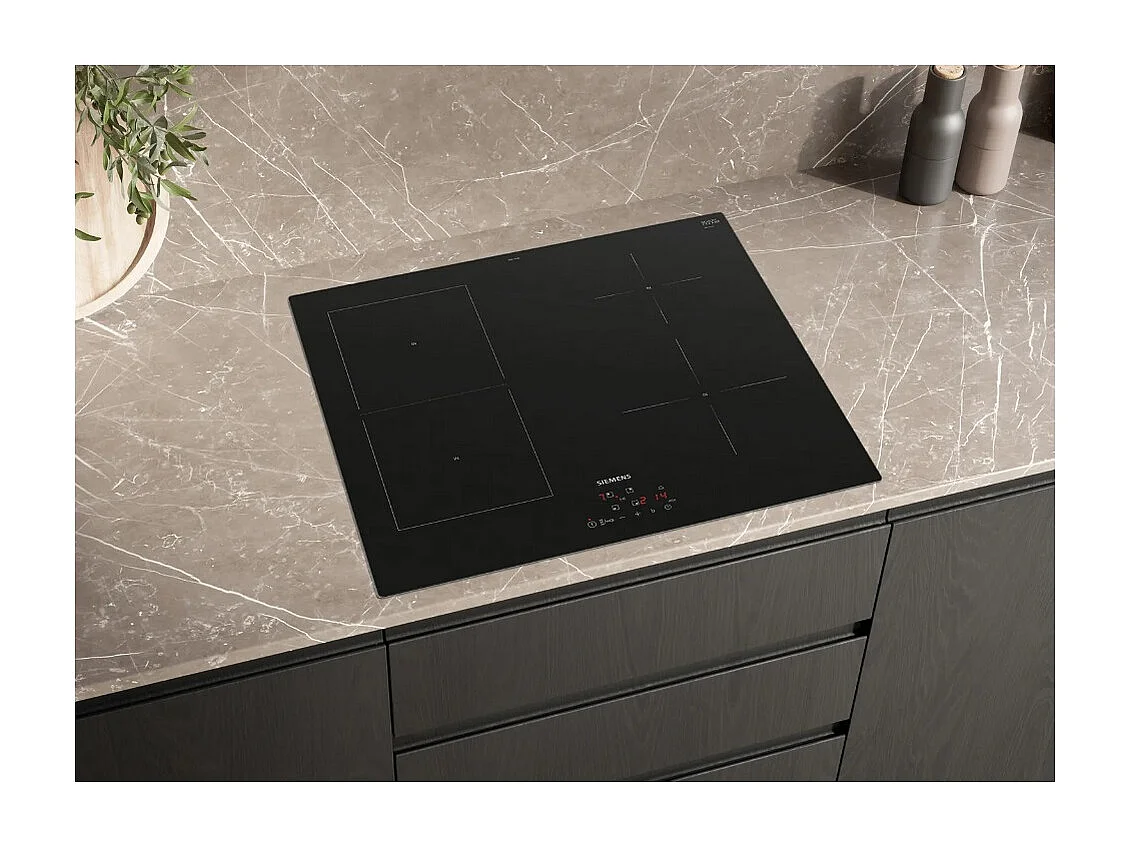 Table de cuisson induction SIEMENS - 4 feux - 60 cm - EE611BPB5E IQ500