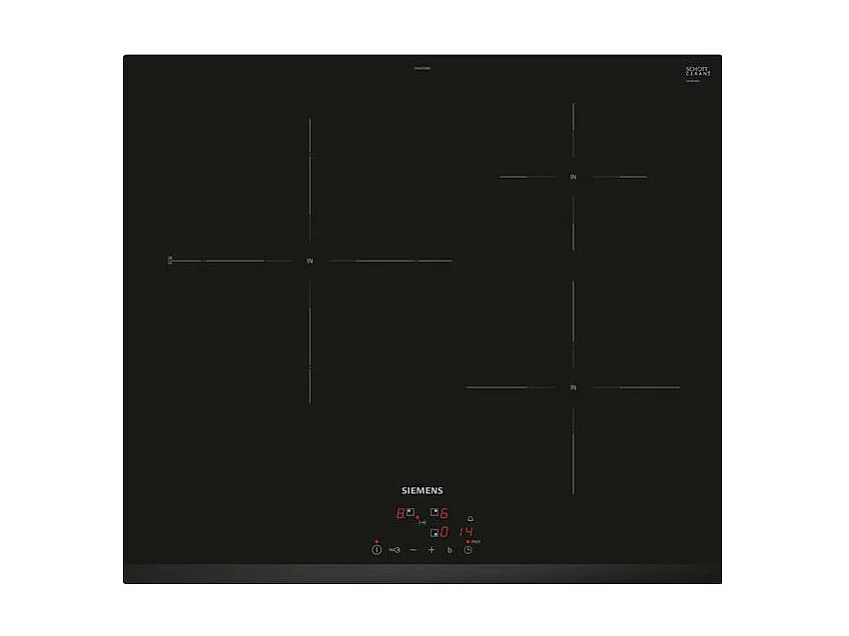 Table à induction, 60 cm, Noir, sans cadre SIEMENS - EH631BJB6E