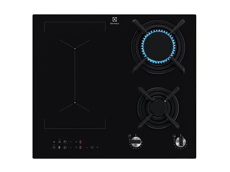 TABLE DE CUISSON MIXT INDUCTION GAZ - Série 800 - Largeur (mm):590 - 4 ELECTROLUX - KDI641723K