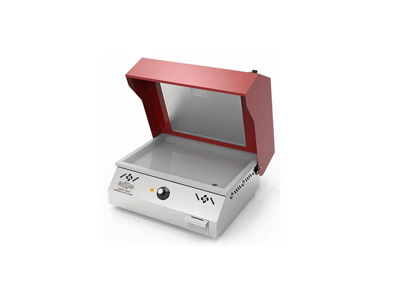 Euskal Plantxa Plancha électrique 2000w plaque inox 45x31cm - BAIGURAPICAR