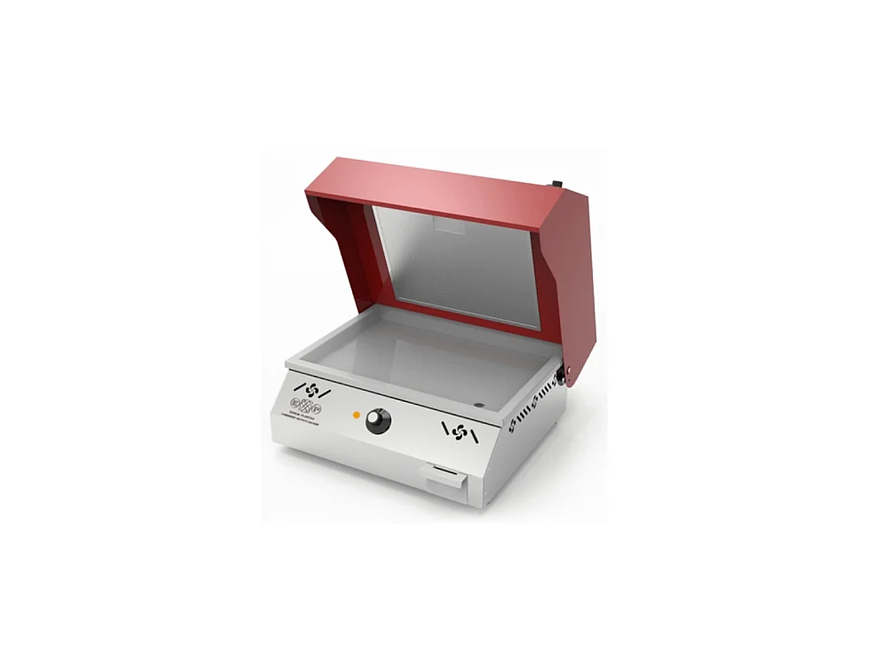 Euskal Plantxa Plancha électrique 2000w plaque inox 45x31cm - BAIGURAPICAR