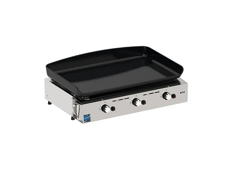 Eno Plancha gaz 6300w plaque fonte émaillée 62x36cm - 556532010701