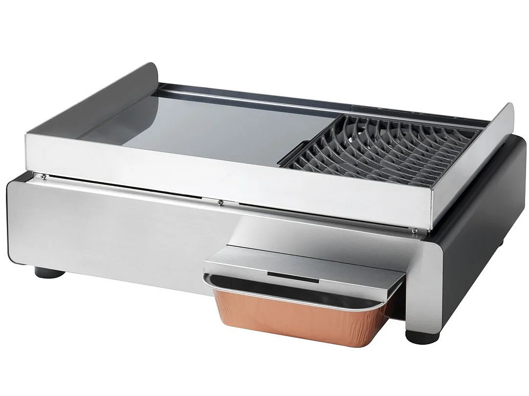 Krampouz Duo électrique barbecue/plancha 3500w - gicio2a-aa-00