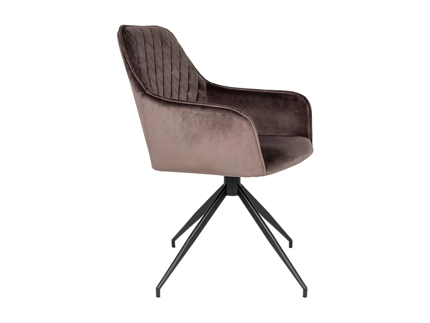 Chaise de salle à manger pivotante Ava Champignon