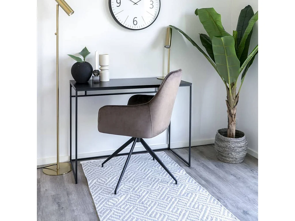 Chaise de salle à manger pivotante Ava Champignon