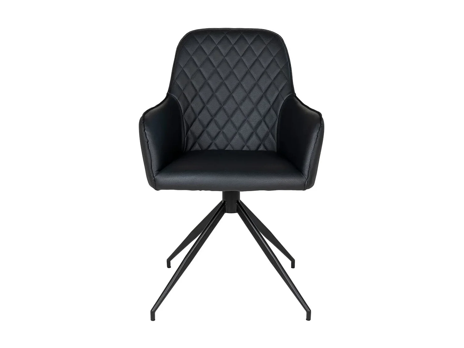 Chaise à manger pivotante Ava Noir