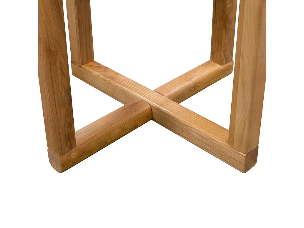 Tavolino da Salotto 40x50 cm in Massello di Rovere