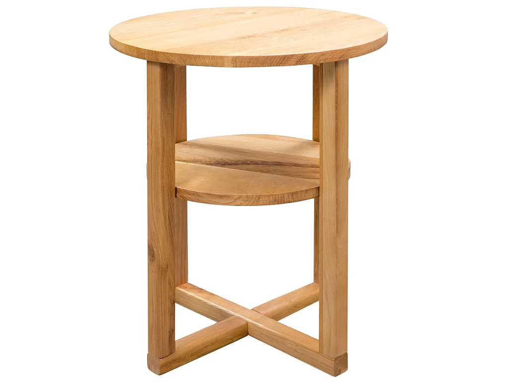 Table d'appoint 40 x 50 cm Bois de chêne massif