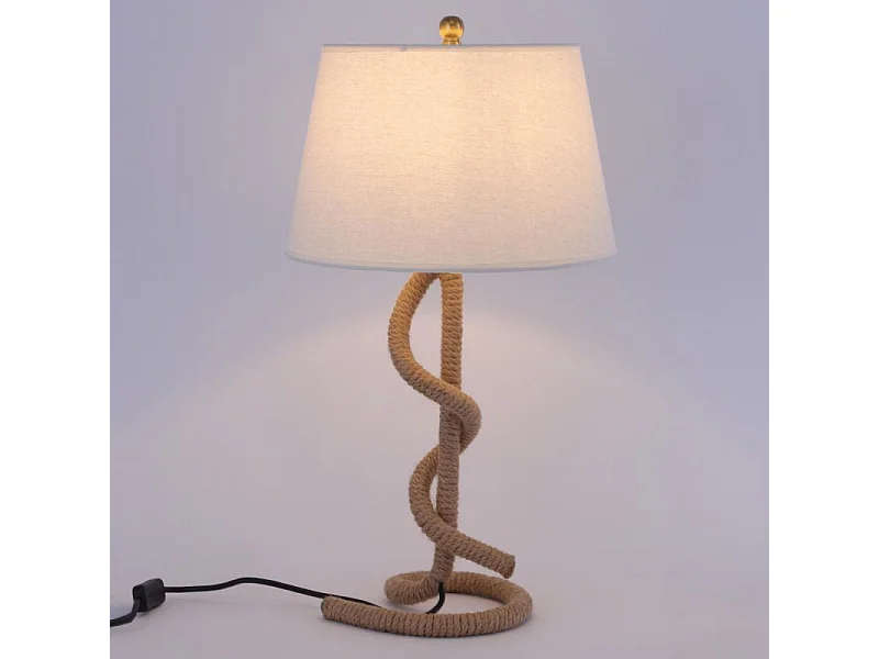 Lampe à Poser Design "Diecord" 60cm Naturel