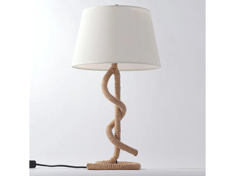 Lampe à Poser Design "Diecord" 60cm Naturel