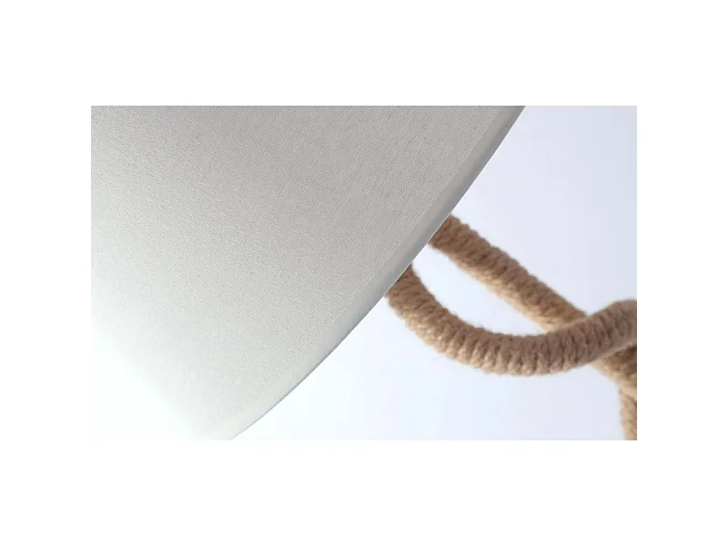 Lampe à Poser Design "Diecord" 60cm Naturel