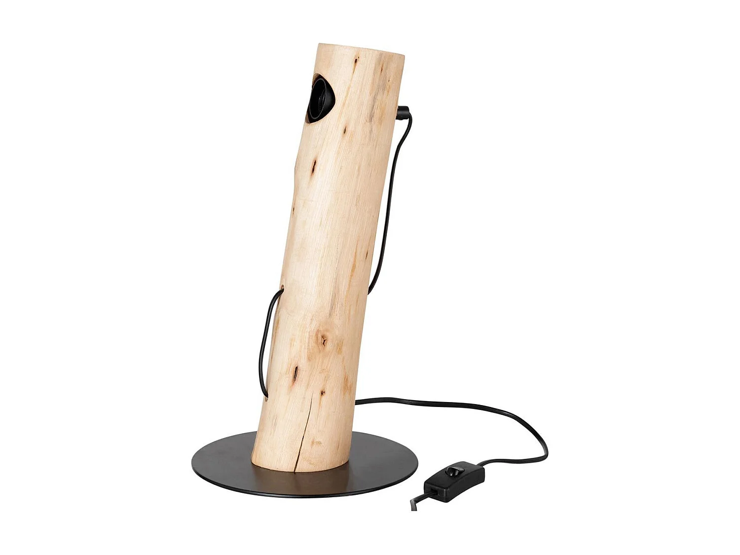 Lampe à Poser en Bois "Silas" 36cm Naturel