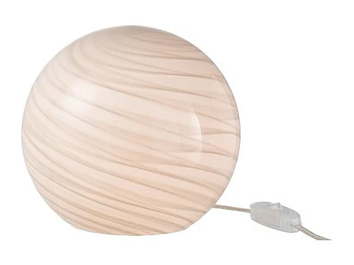 Lampe à Poser Ronde "Dany" 20cm Gris