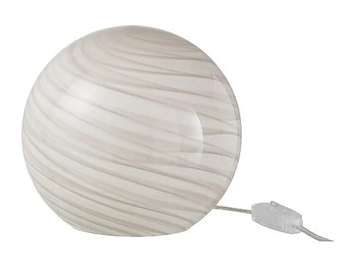 Lampe à Poser Ronde "Dany" 20cm Gris