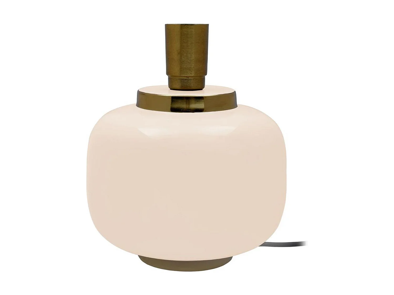 Lampe à Poser Design "Sculpa" 25cm Rose Poudré & Or