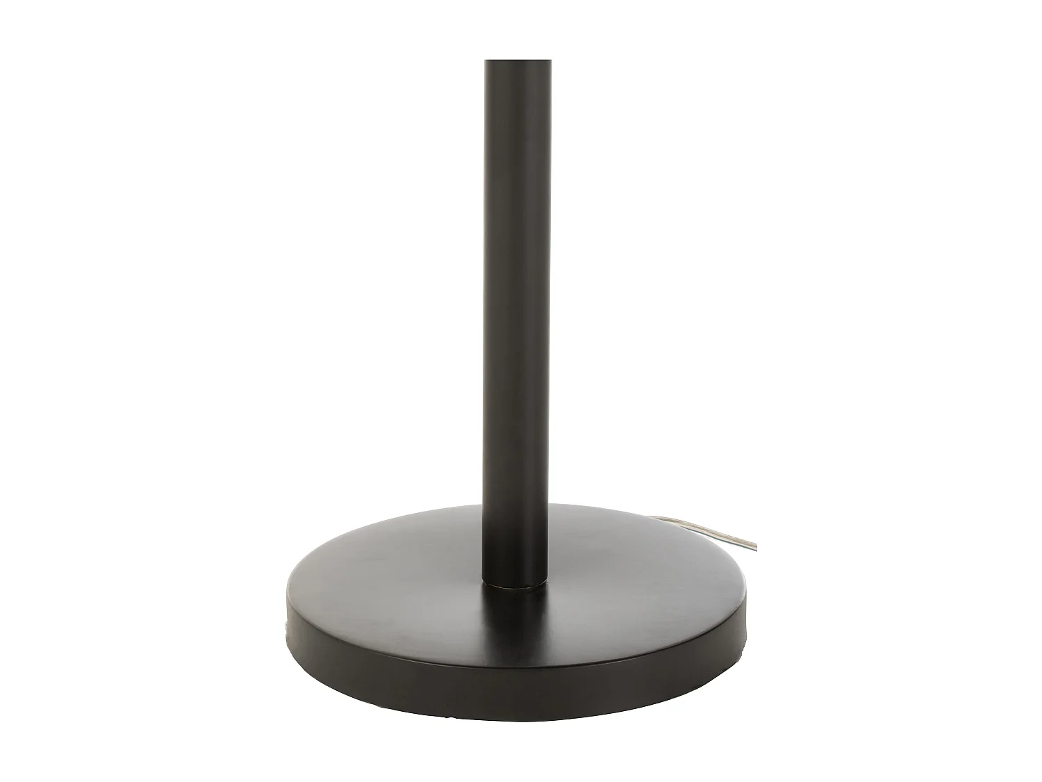 Flora zwart metalen bladlamp H 73 cm