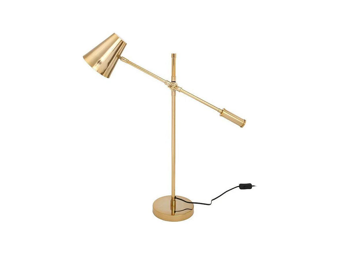 Lampe à Poser Industriel "Celeste" 74cm Or