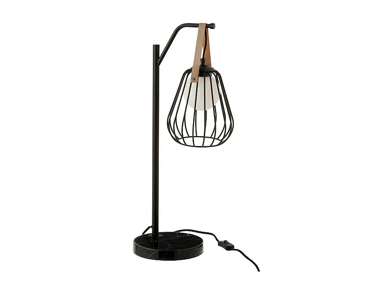 Lampe à Poser Design "Ignes" 63cm Noir