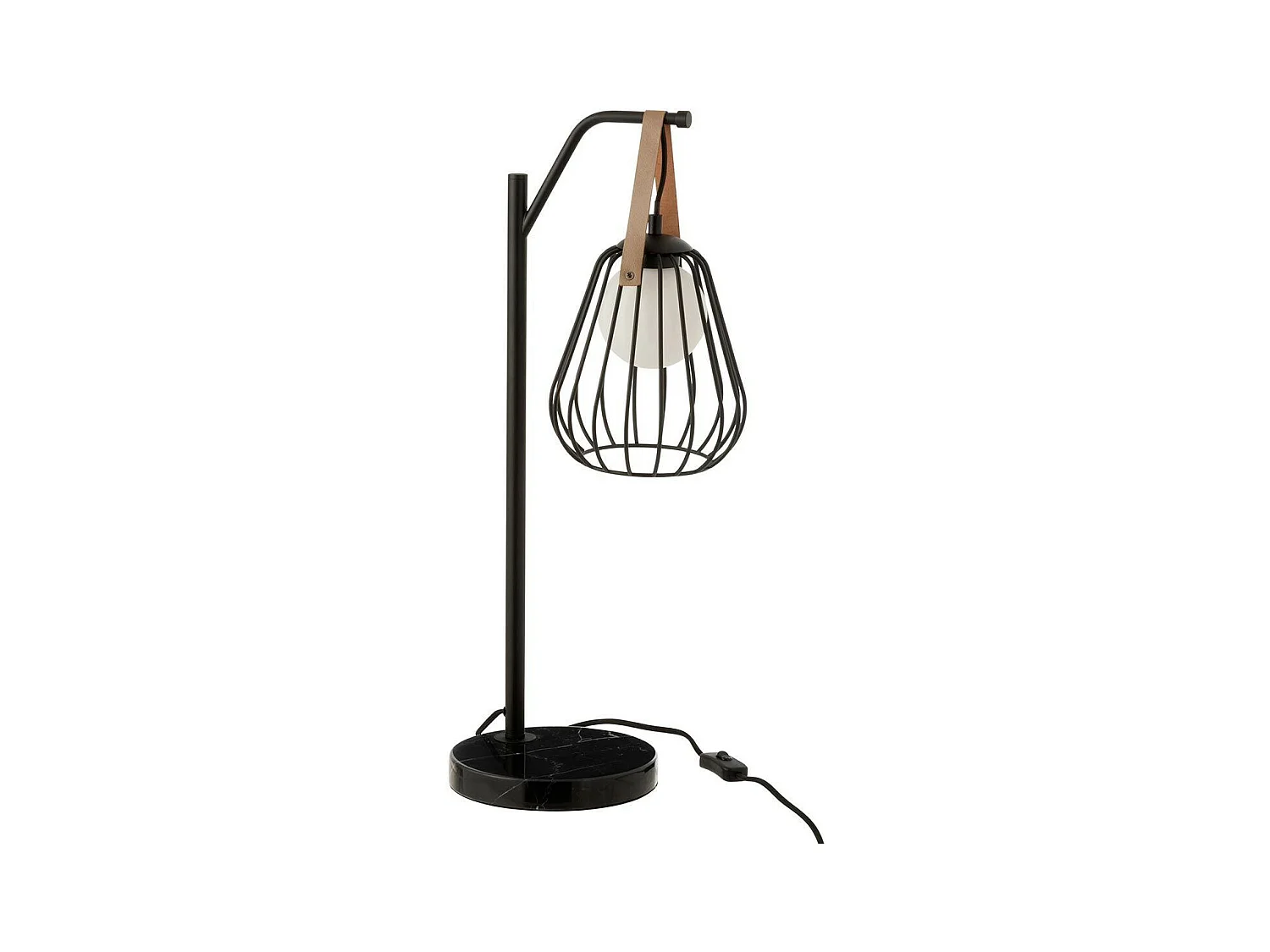 Lampe à Poser Design "Ignes" 63cm Noir
