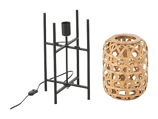 Lampe à Poser en Bambou "Dinaya" 53cm Naturel