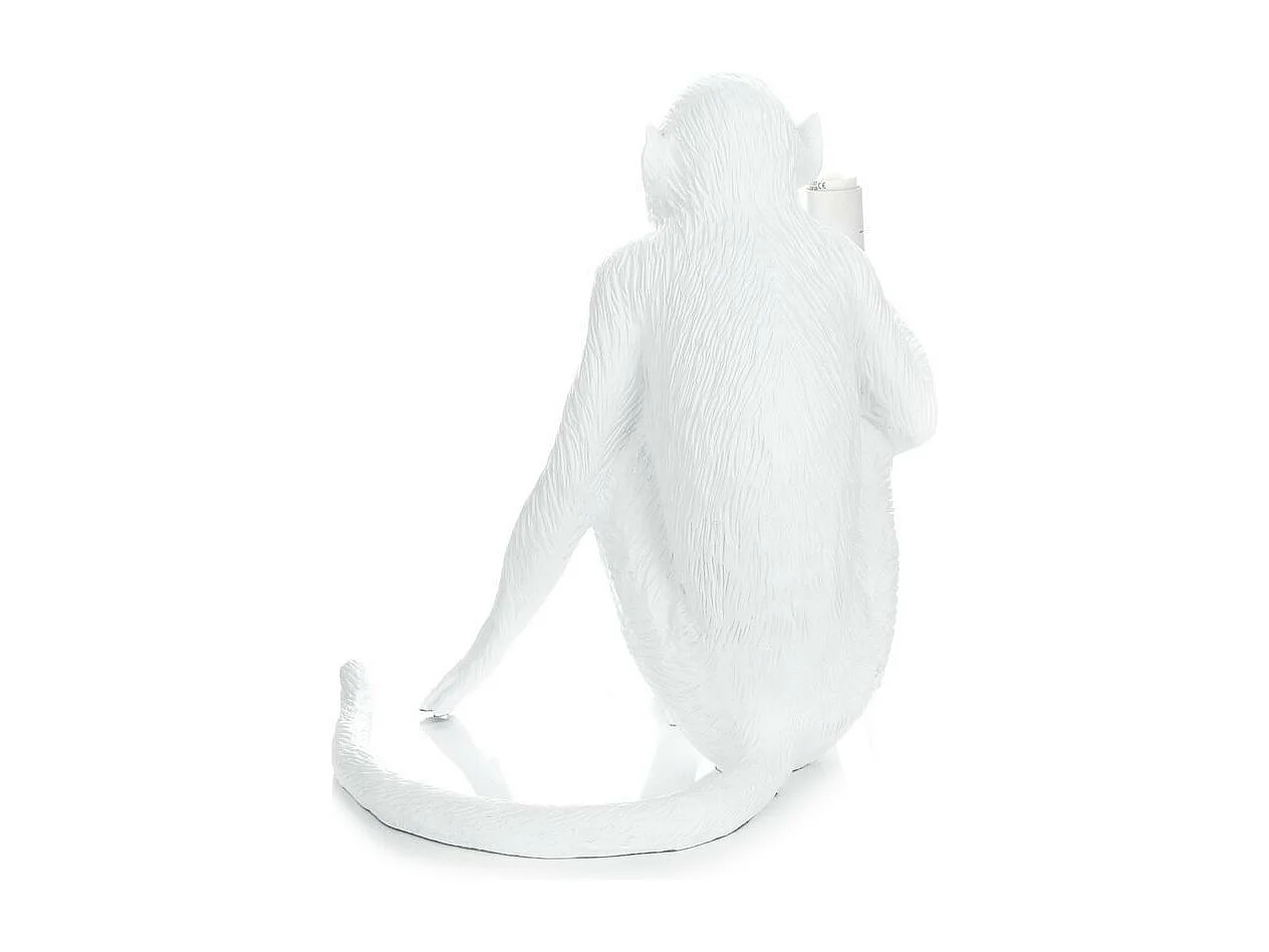 Lampe à Poser Déco "Chita" 40cm Blanc