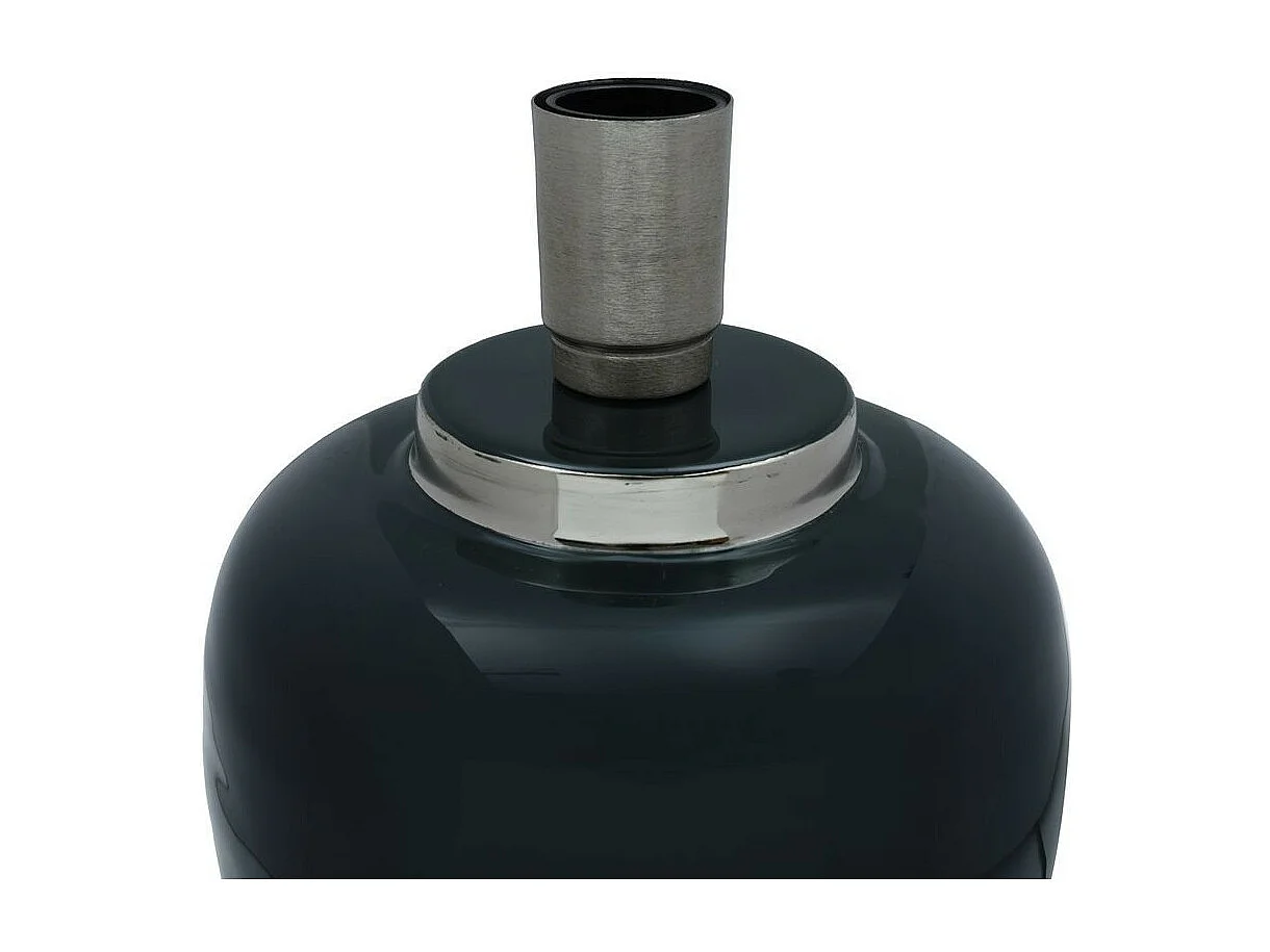 Lampe à Poser Design "Sculpa" 25cm Vert & Argent