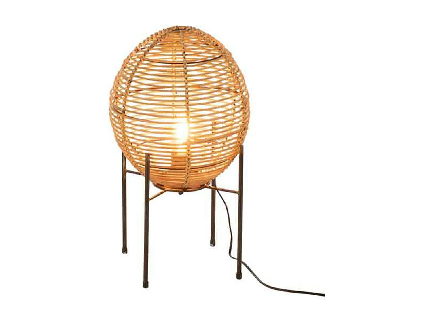 Lampe à Poser sur Pied "Trauco" 53cm Naturel