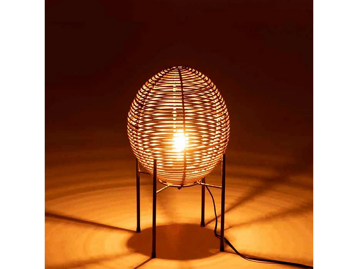 Lampe à Poser sur Pied "Trauco" 53cm Naturel