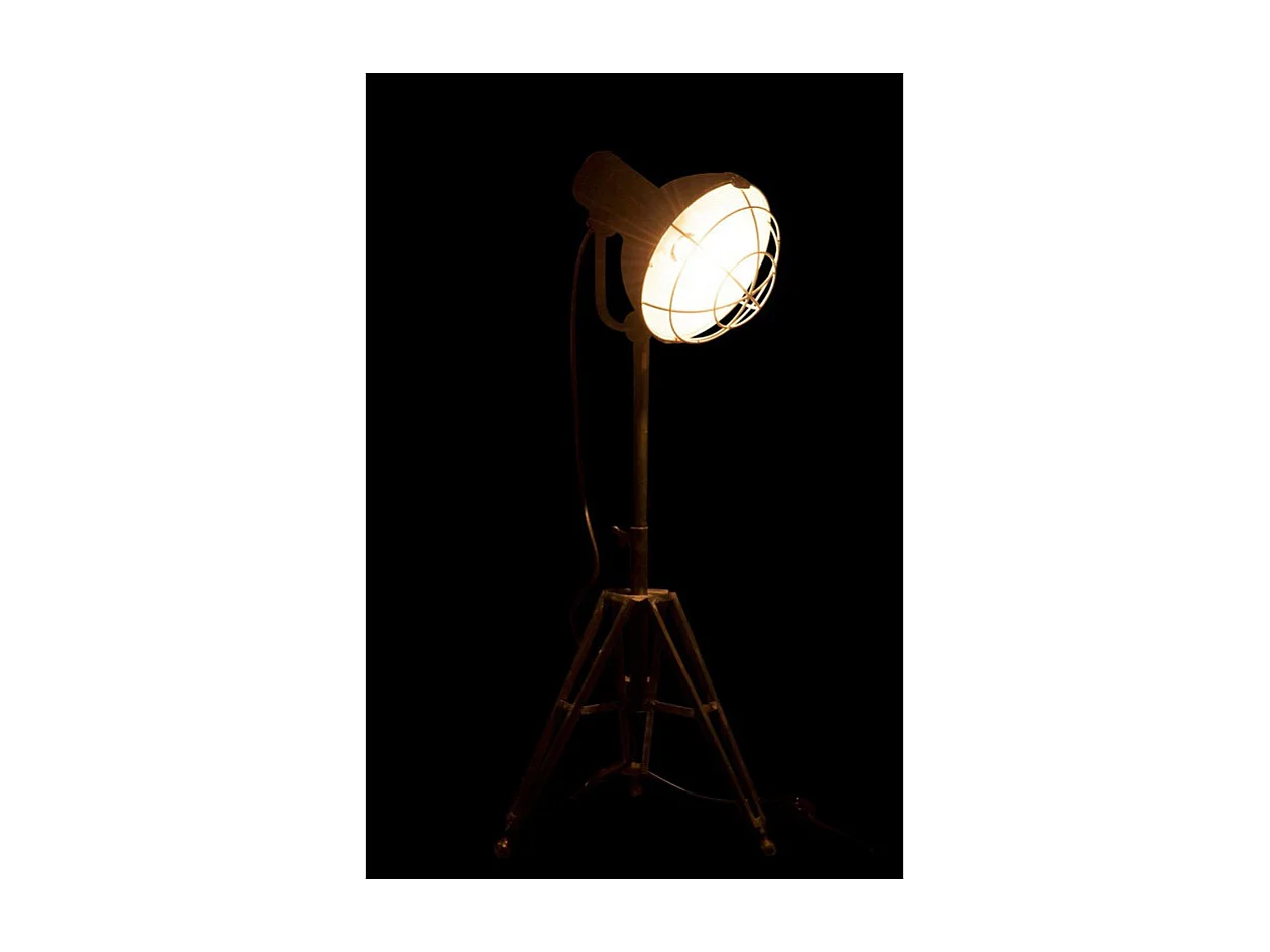 Lampe à Poser Industrielle "Néo" 93cm Gris