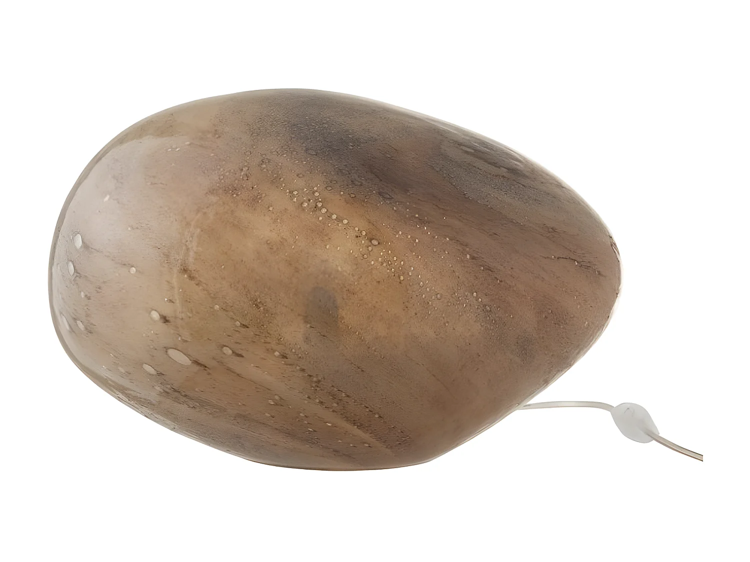 Lampe à Poser en Verre "Dany" 40cm Marron