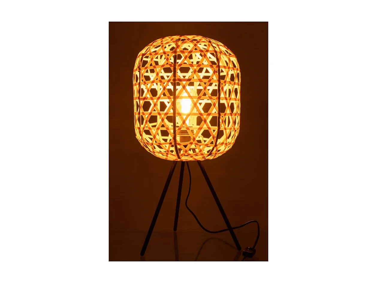 Lampe à Poser Trépied Design "Axoa" 59cm Naturel