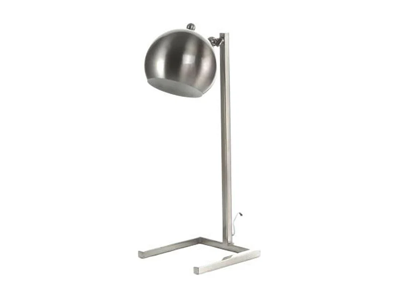 Lampe à Poser Déco "Bruna" 50cm Argent
