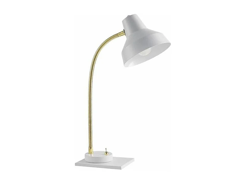 Lampe à Poser Design "Arley" 40cm Blanc