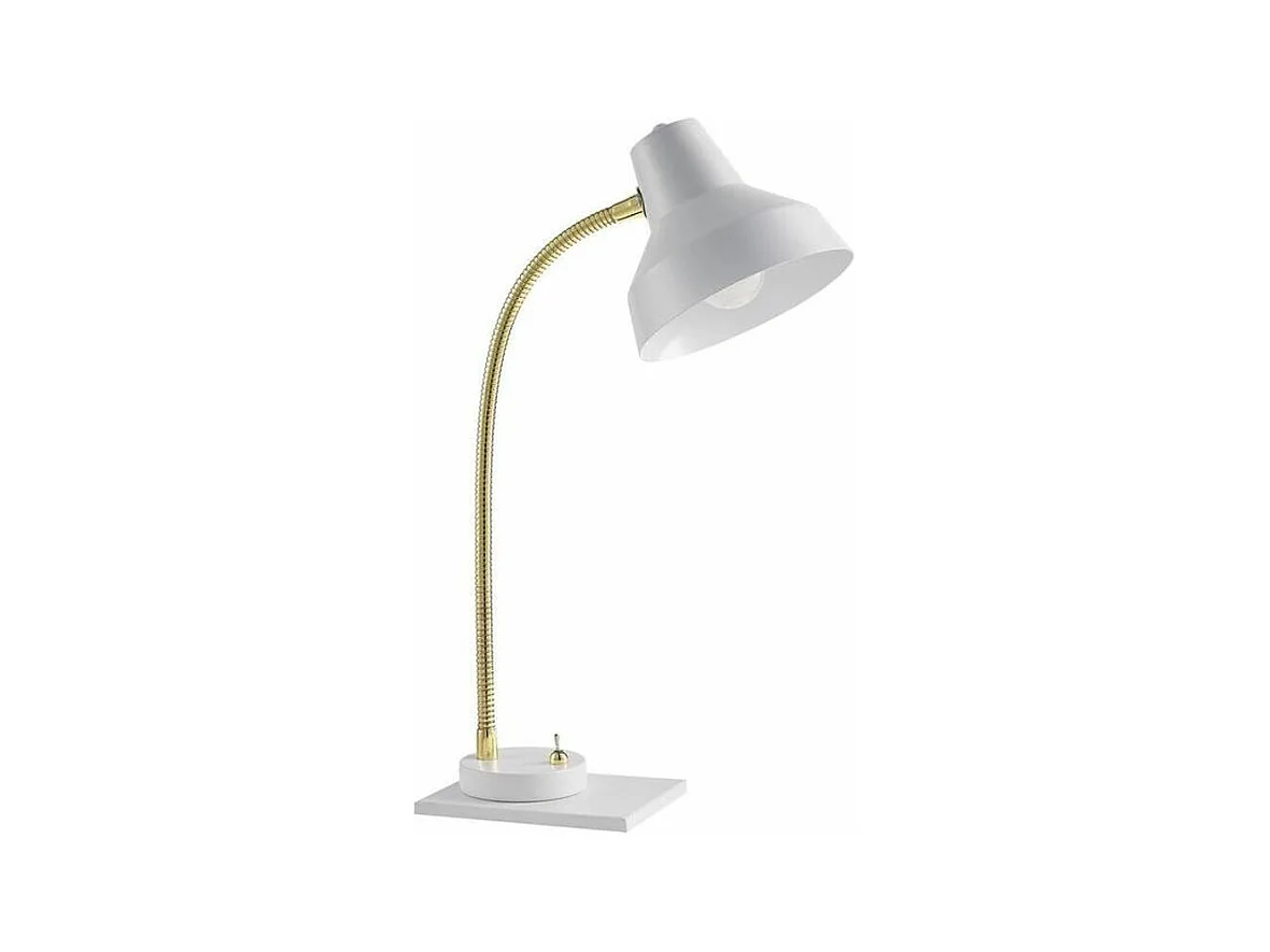 Lampe à Poser Design "Arley" 40cm Blanc