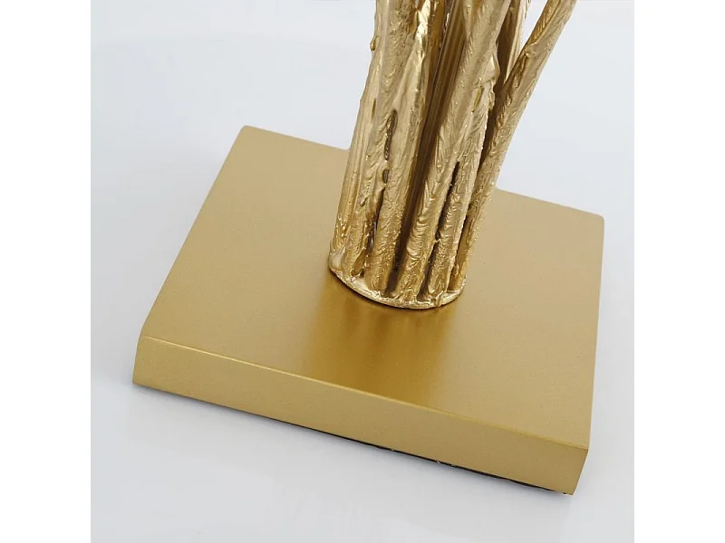 Lampe à Poser Design "Turayne" 51cm Noir & Or