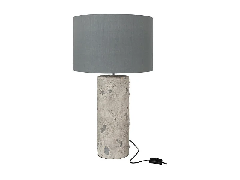 Lampe à Poser en Béton "Greta" 71cm Gris