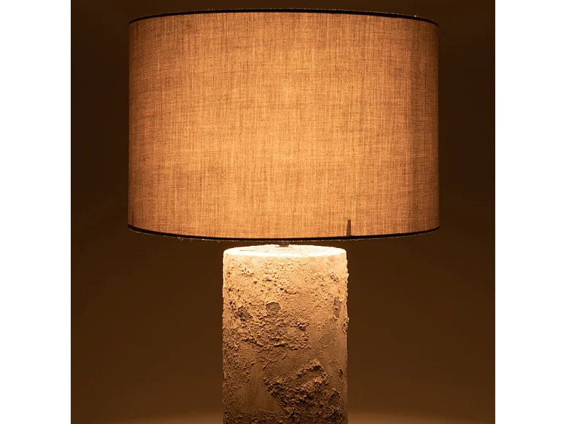Lampe à Poser en Béton "Greta" 71cm Gris