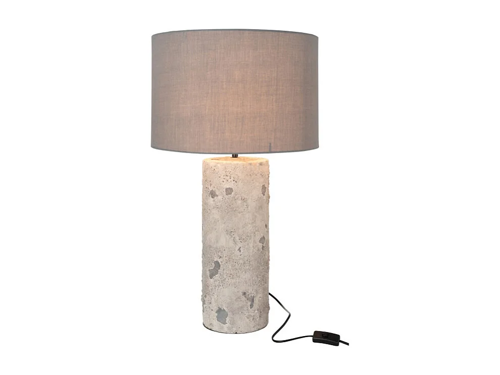 Lampe à Poser en Béton "Greta" 71cm Gris
