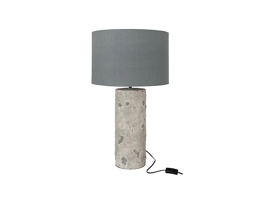 Lampe à Poser en Béton "Greta" 71cm Gris