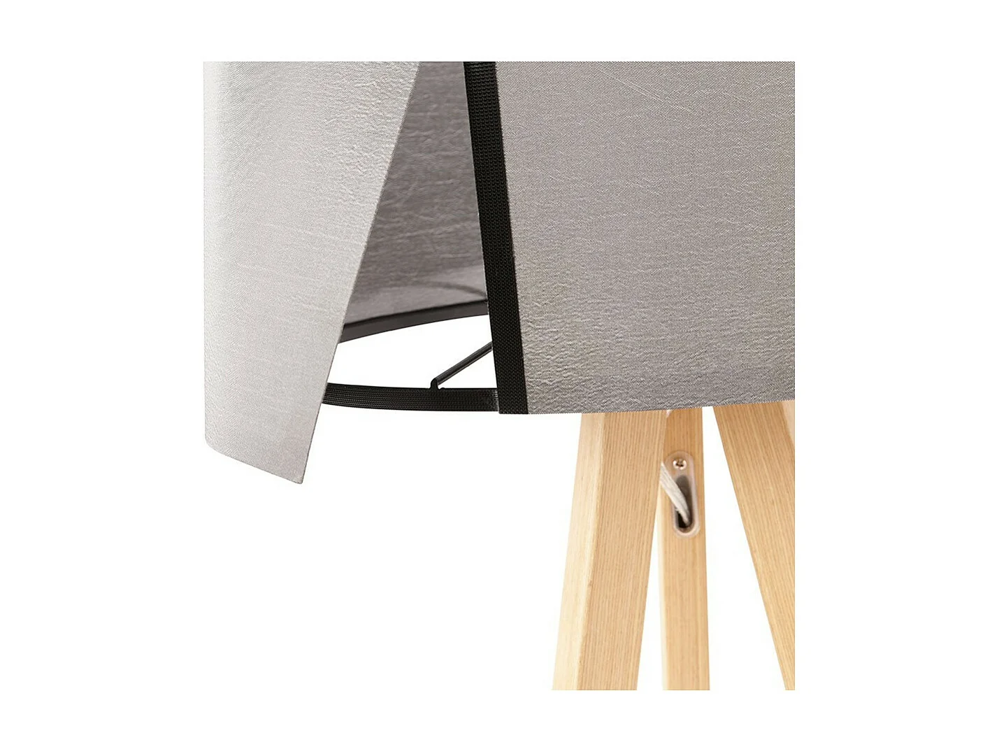 Lampe à Poser "Fidelio" 64cm Gris