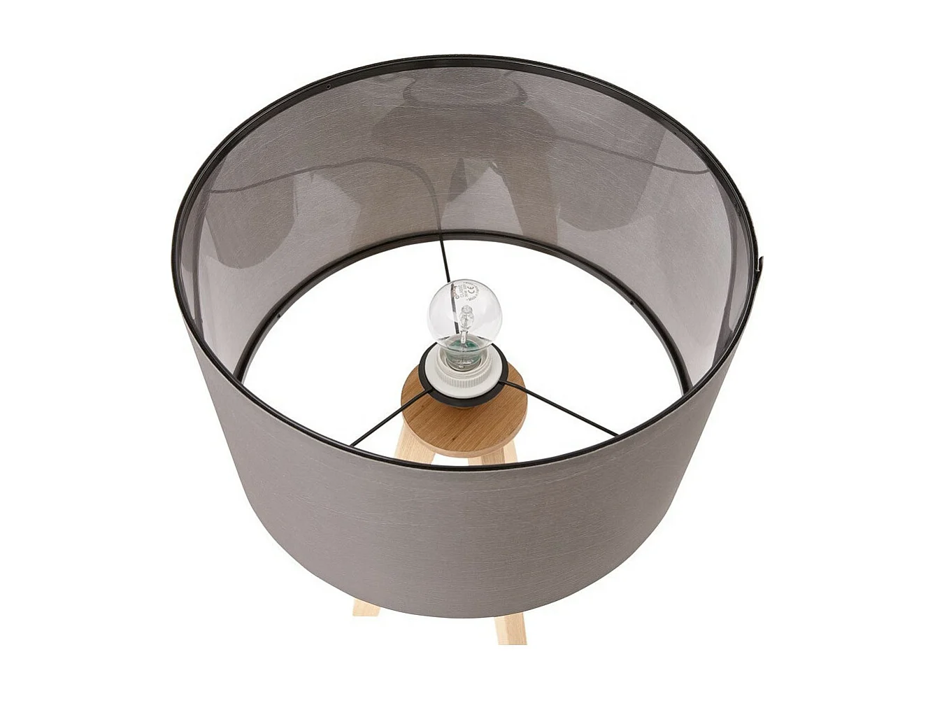 Lampe à Poser "Fidelio" 64cm Gris