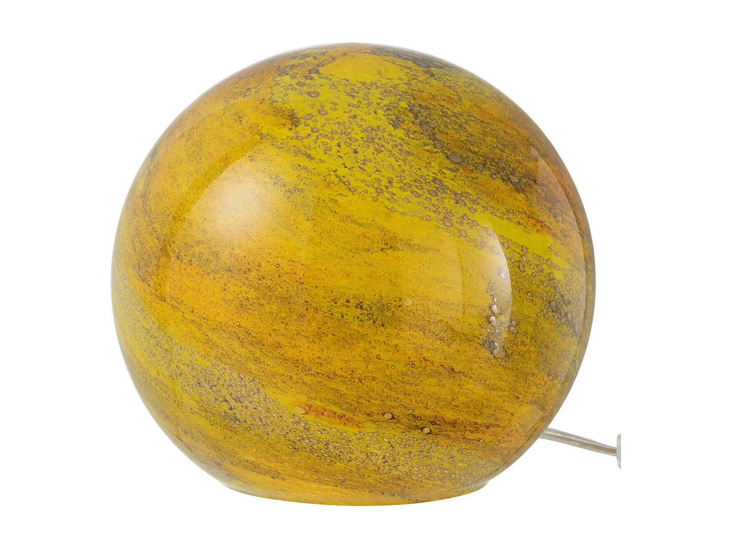 Lampe à Poser Ronde "Dany" 20cm Jaune