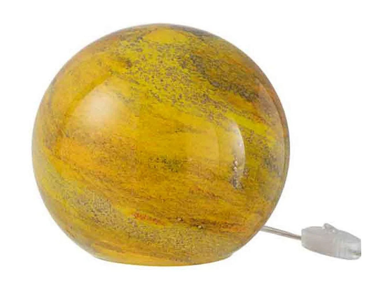 Lampe à Poser Ronde "Dany" 20cm Jaune